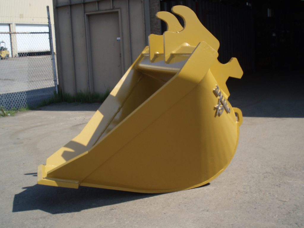 Vbottom Bucket Excavators and Wheel Loader Attachments